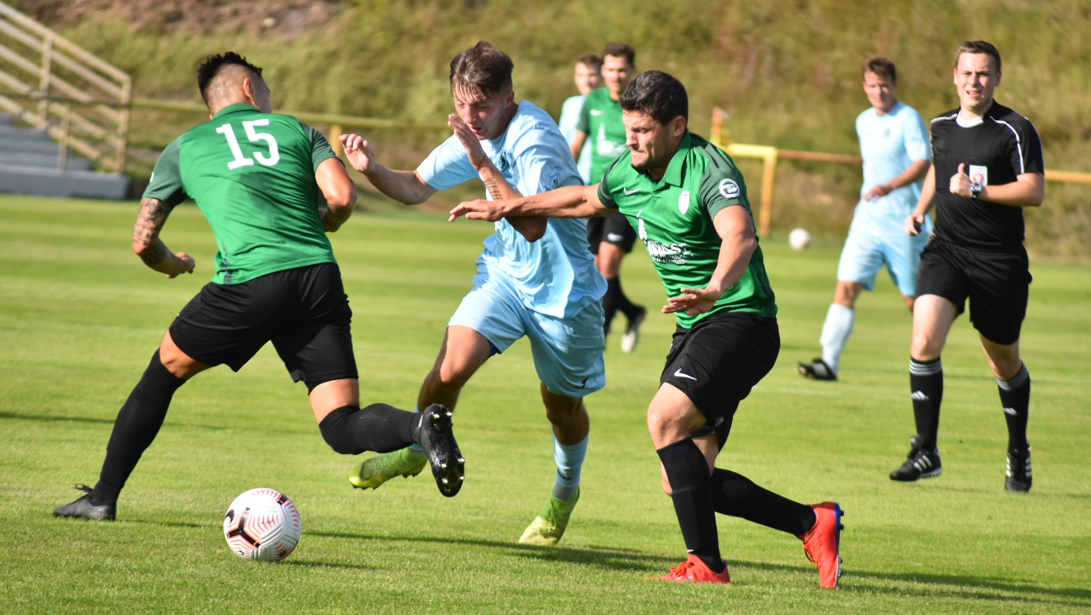 FOTBAL: Novický hattrickem vystřelil Mostu tři body do tabulky