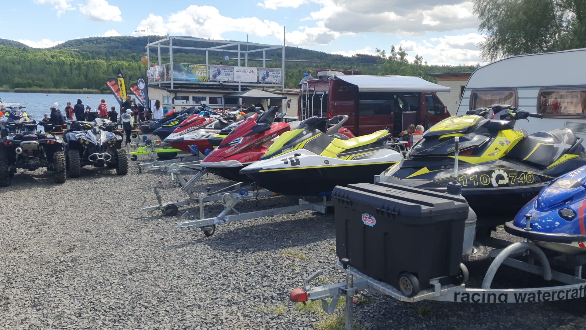 ZAJÍMAVOST: Matylda hostila Mistrovství ČR závodů na vodních skútrech