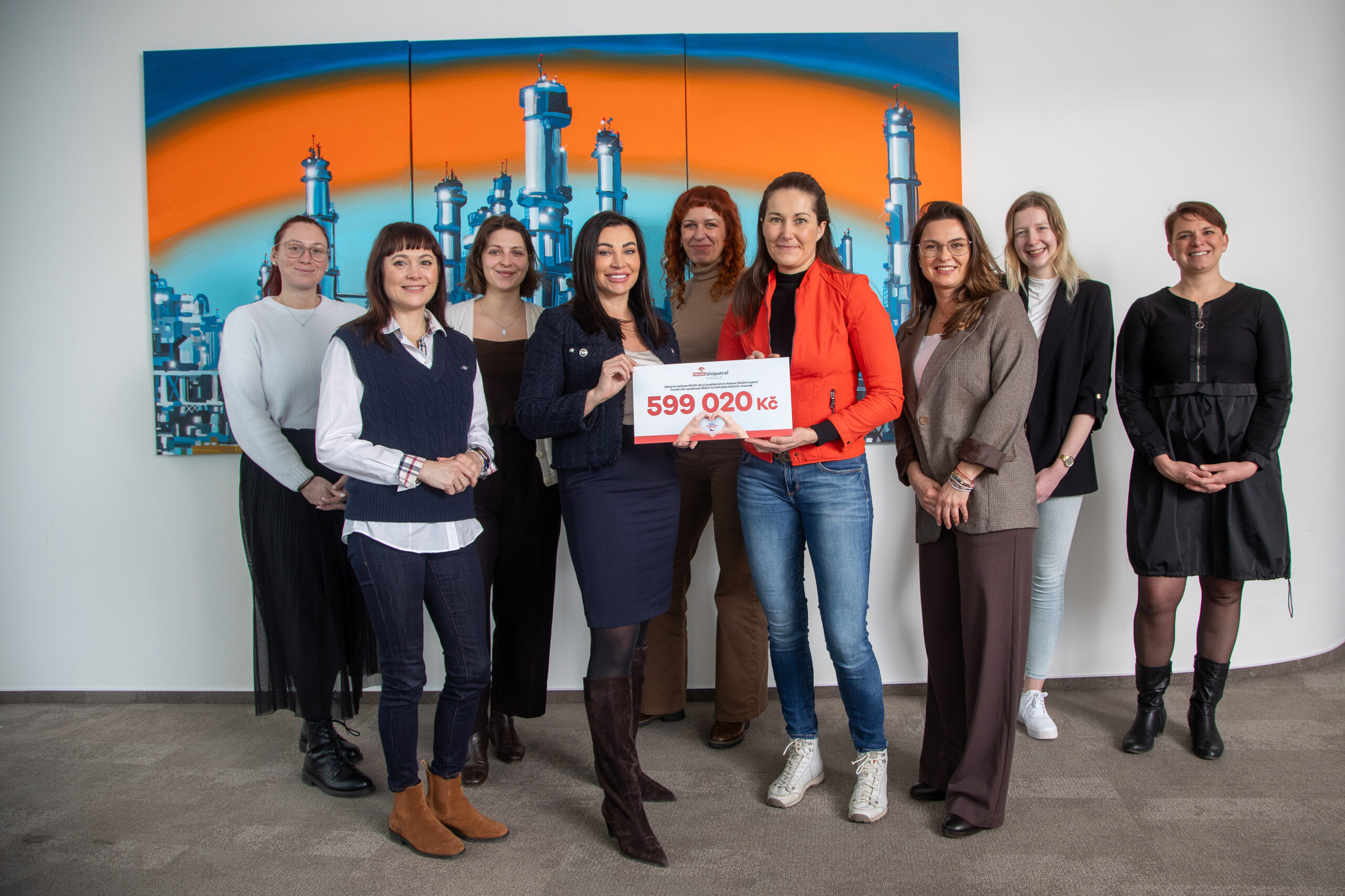 Uživatelé aplikace ORLEN pomohli vybrat téměř 600 tisíc korun pro mladé sportovce