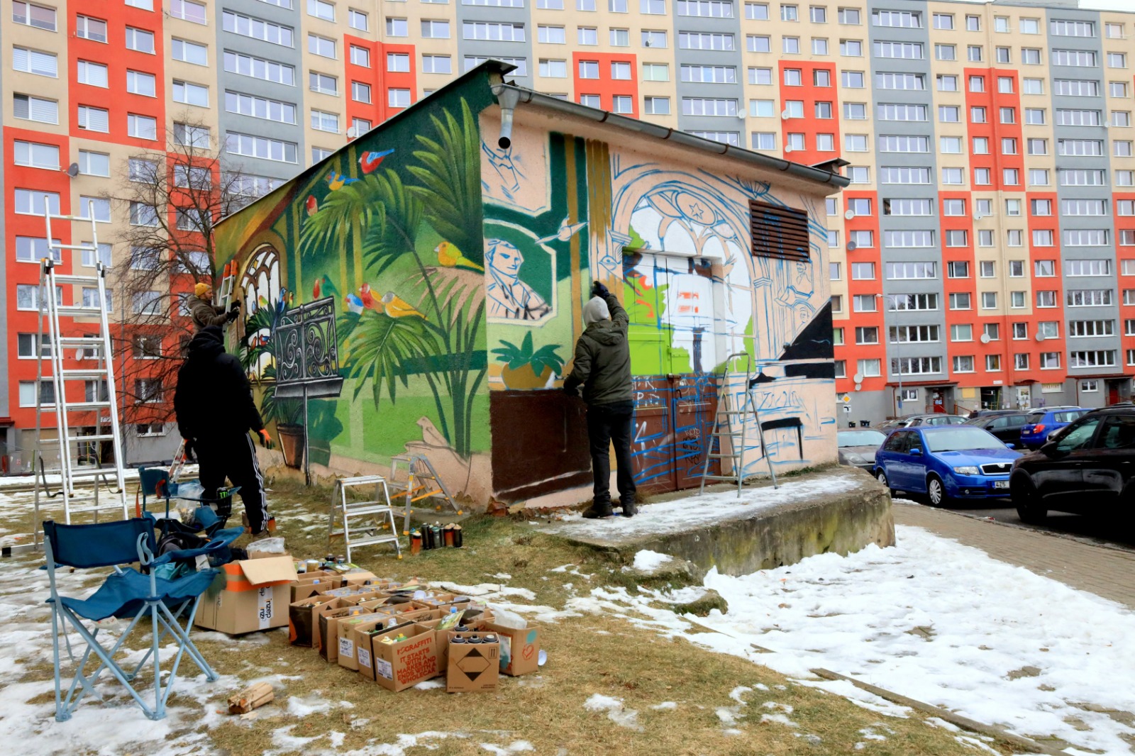 ZAJÍMAVOST: Obyčejná trafostanice se stala příjemným detailem sídliště v Lipové ulici