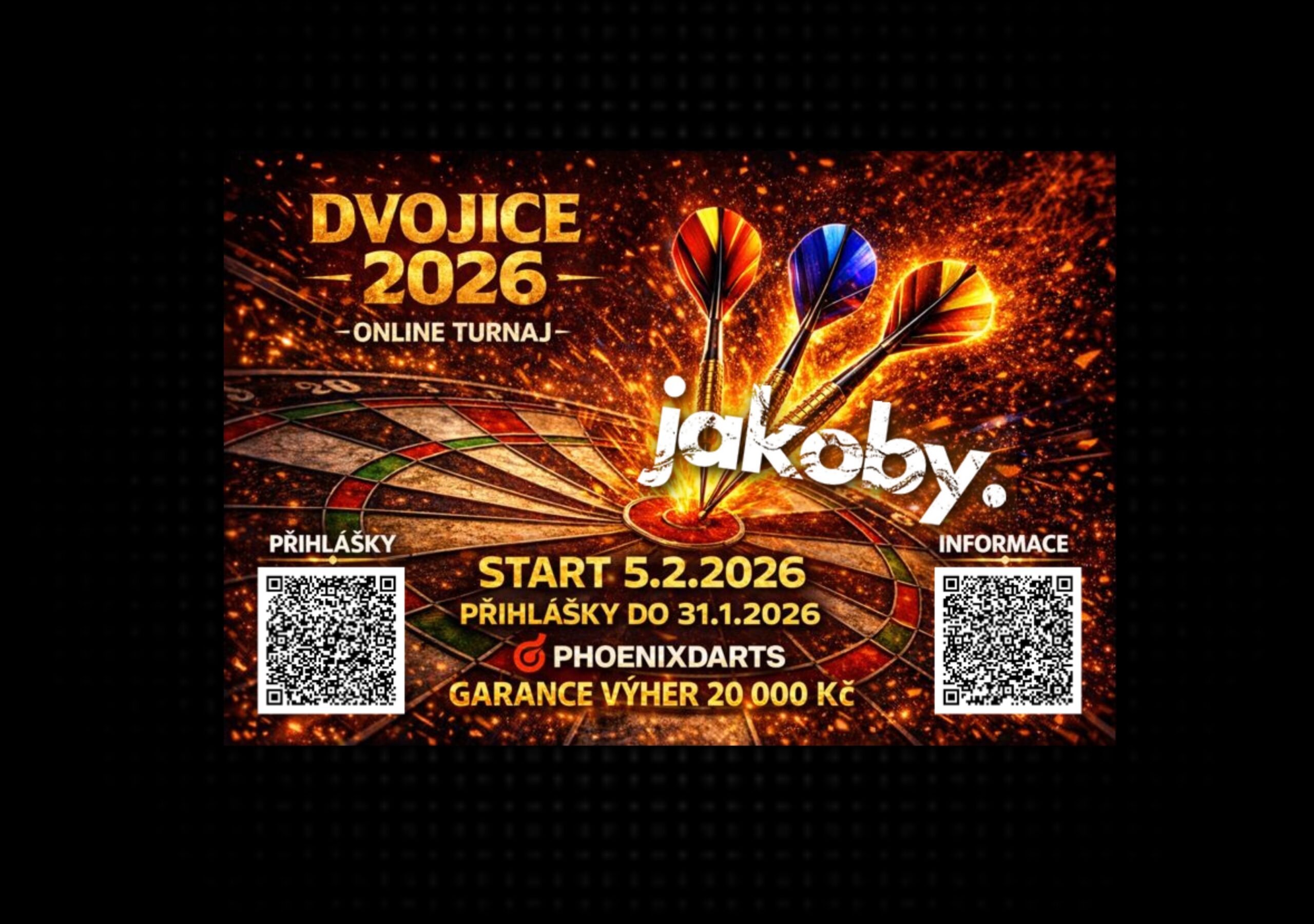 Světové šipky v Mostě: Ve stále ještě novém Jakoby. Baru startuje celorepublikový turnaj o 20 000 Kč!