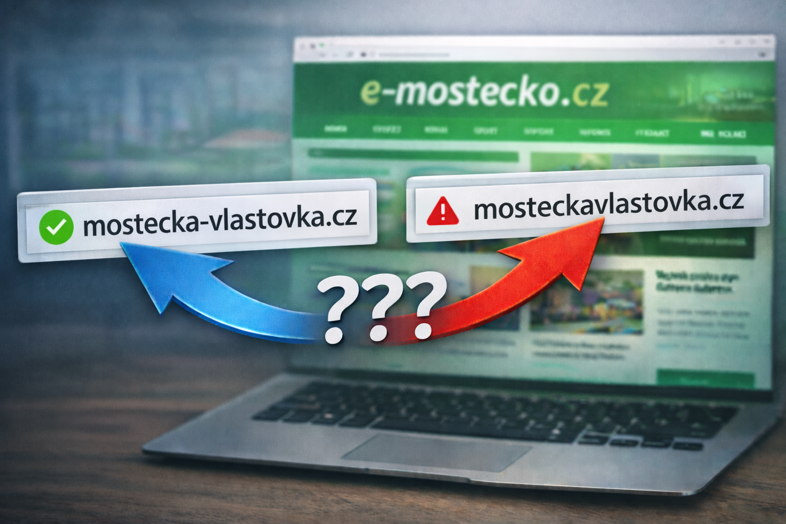 Neférový boj konkurence! Doména podobná Mostecké Vlaštovce přesměrovává na e-mostecko.cz
