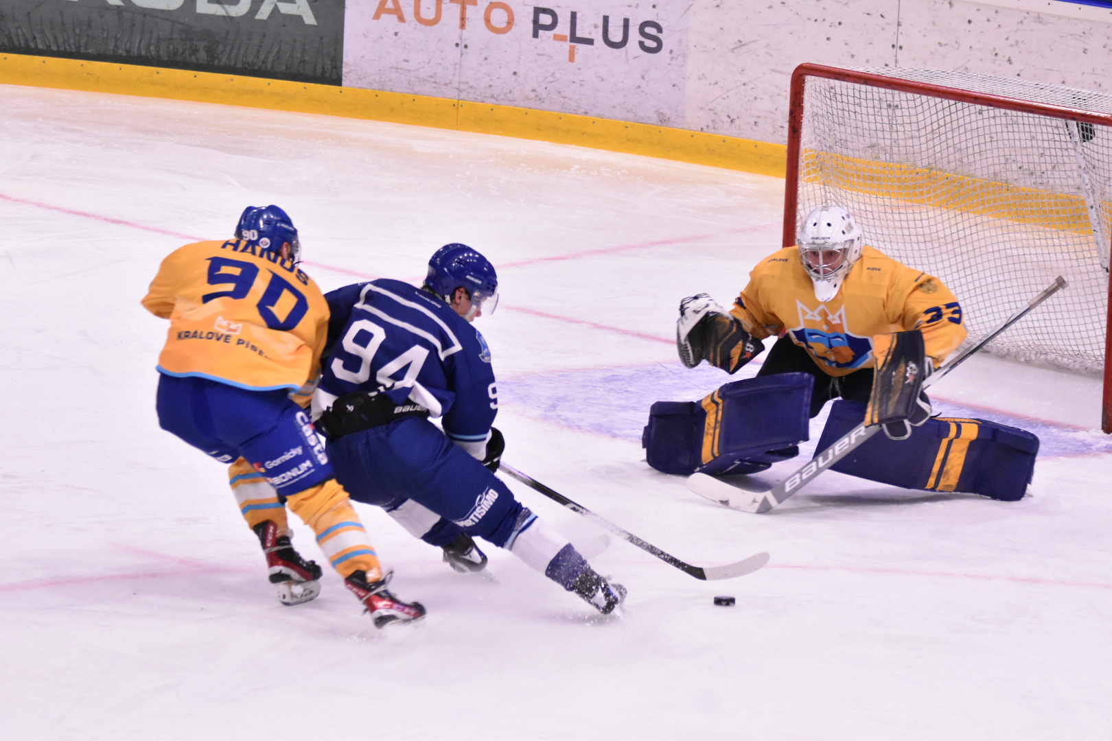 HOKEJ: Sedm gólů a naděje na play off stále žije! Mostečtí Lvi smetli doma Písek