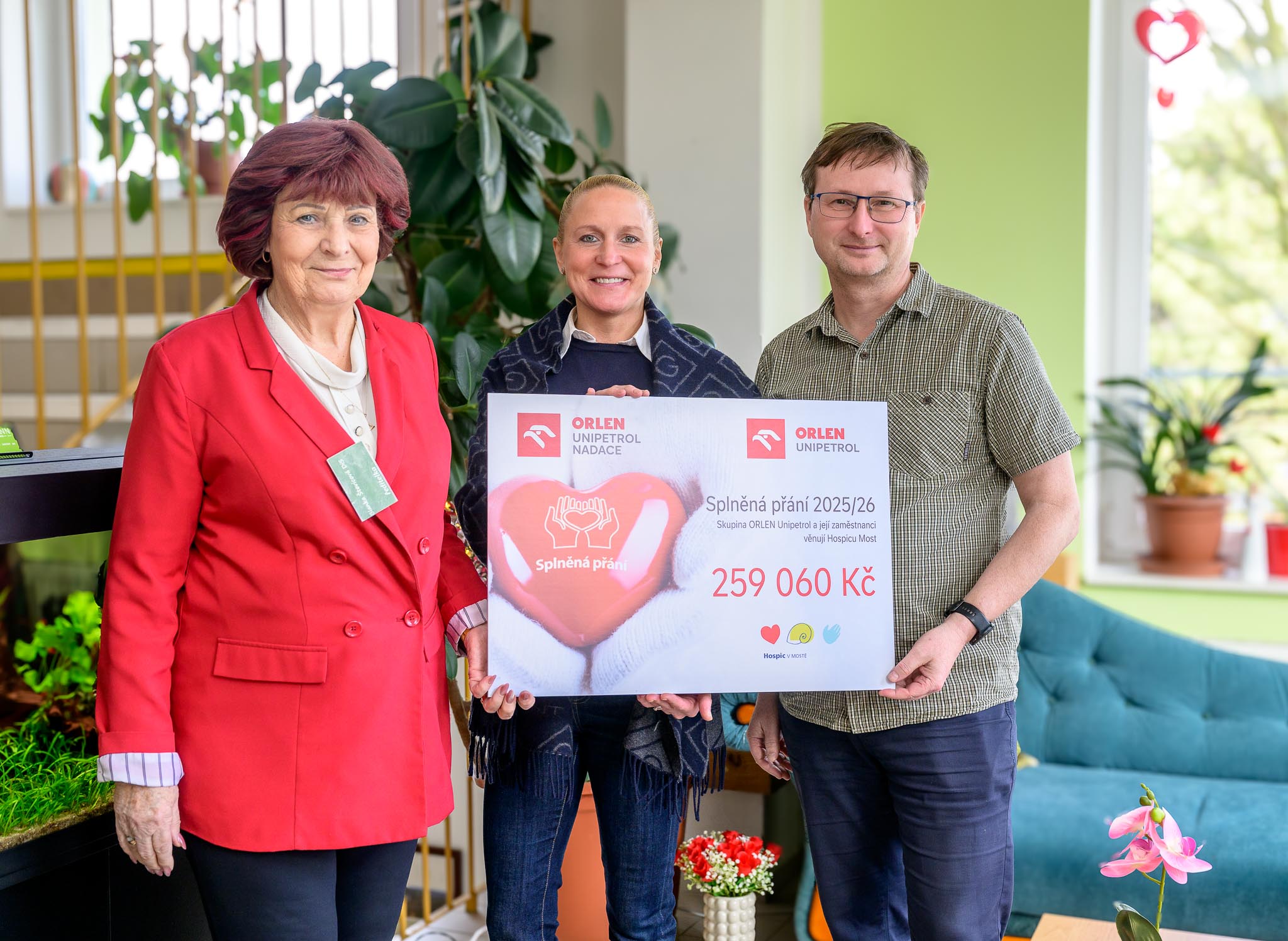 ZAJÍMAVOST: Zaměstnanci ORLEN Unipetrolu opět podpořili charitativní projekt, pomáhají už 15 let