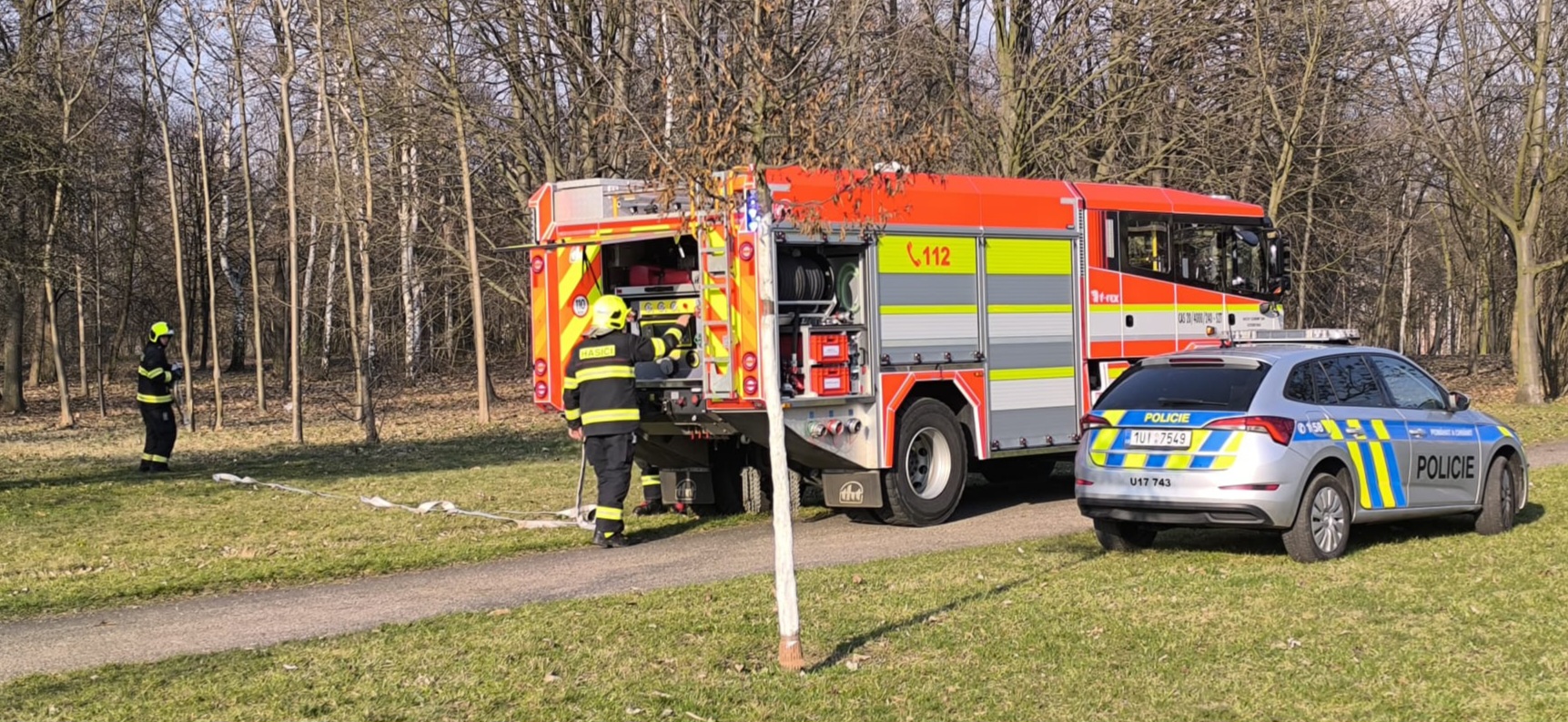 STALO SE: Hasiči zasahovali u menšího požáru v parku Šibeník