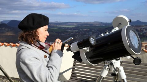 OBRAZEM: Mostecká hvězdárna otevřela své brány veřejnosti. Den hvězdáren přilákal desítky návštěvníků