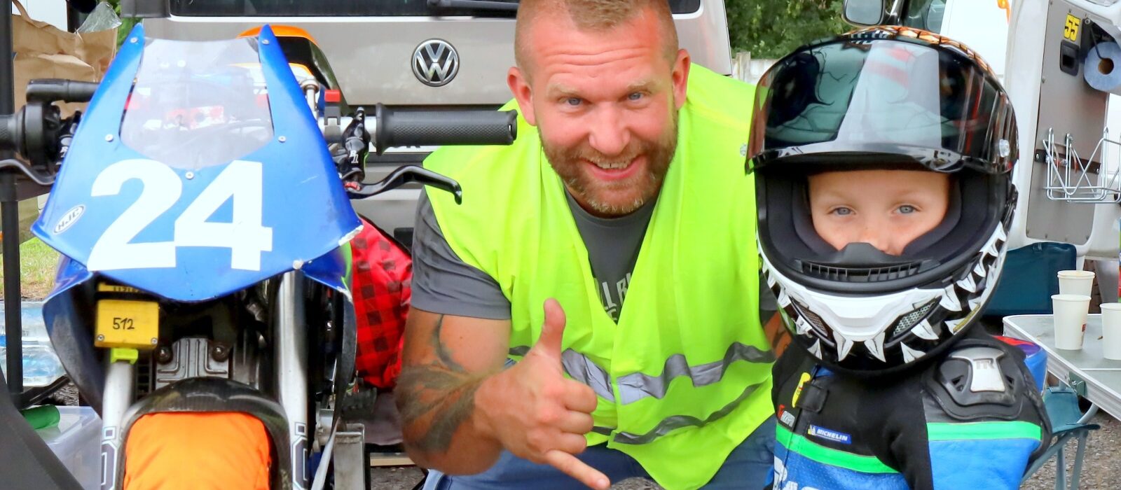OBRAZEM: Malí závodníci ovládli mostecký polygon. V Mostě se jely republikové závody minimotocyklů