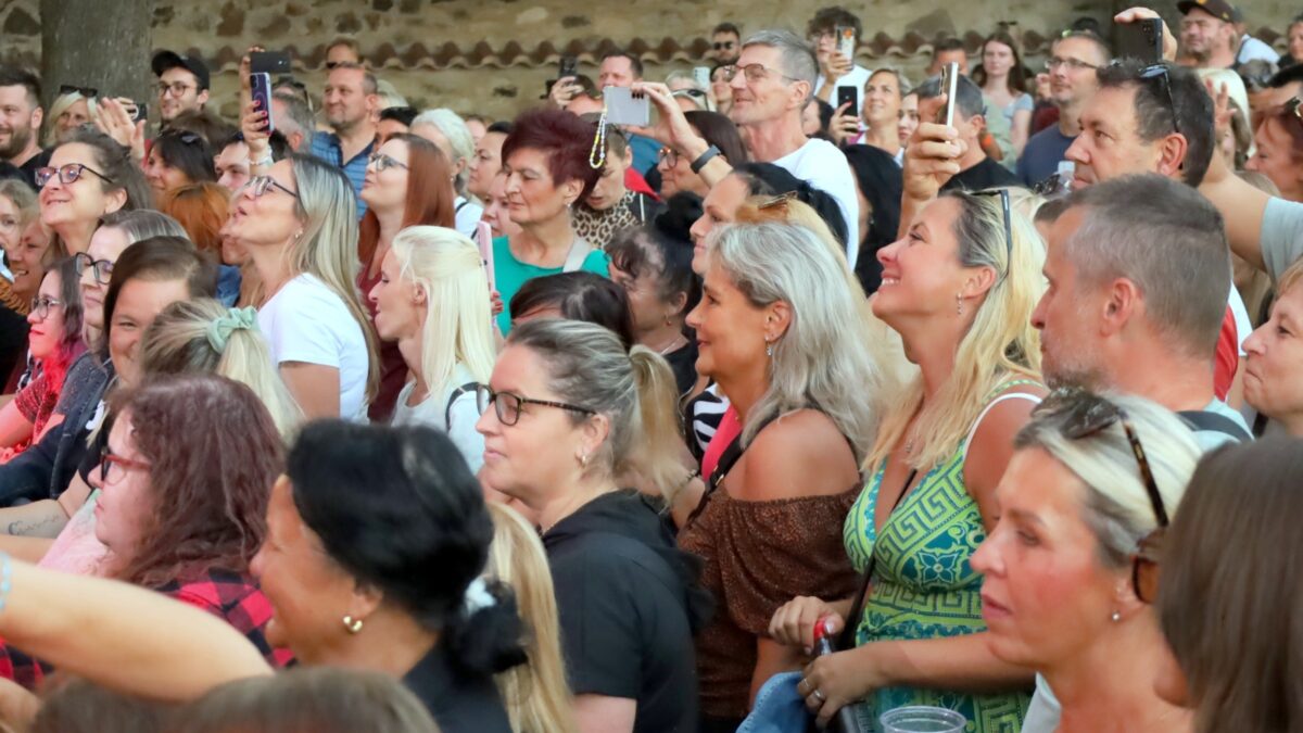 OBRAZEM: Hudební večer na Hněvíně táhl. Václav Noid Bárta vystoupil před plnou zahradou