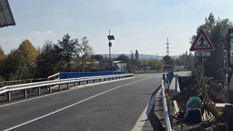 AKTUÁLNĚ: JE OTEVŘENO! Most v Dolním Jiřetíně už je průjezdný