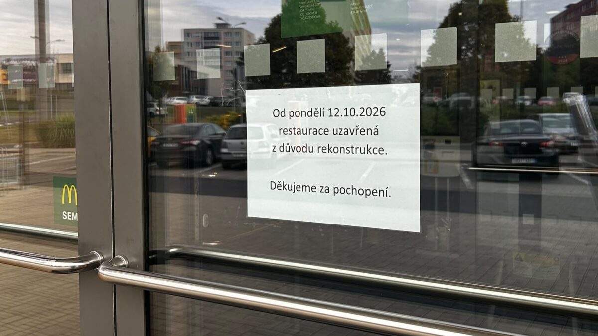 ZAJÍMAVOST: McDonald’s v Mostě čeká velká proměna. Restaurace se chystá na rekonstrukci